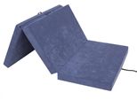 Hobbygarden Materasso Pieghevole Ben - 200×120×10 Cm, Pieghevole, Letto Per Ospiti E Materasso Relax, Rivestimento Aloba, Facile Da Curare E Confortevole
