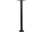 Base Da Tavolo In Metallo SH-3018-2/H, Montaggio Direttamente A Terra, Nero, Diametro 17,5 Cm, Altezza 106 Cm