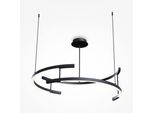 Lampada A Sospensione A Led, Alluminio Nero, Bianco Caldo, L 78,5 Cm