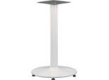 Base Per Tavolo In Metallo NY-B006, Per Ufficio, Hotel, Ristorante, Diametro 57 Cm, Altezza 72 Cm, Bianco