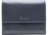 Esquire Pelle Portafoglio Viktoria Wallet With Flap Navy Blu Scuro