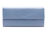 Esquire Pelle Portafoglio Viktoria Ladies Long Wallet Dove Blue Celeste