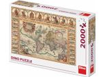 Dino Puzzle Mappa Del Mondo Storico 2000