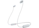 Sony WI-C100 - OhrhöRer Mit Mikrofon - Im Ohr - NackenbüGel - Bluetooth - Kabellos - Weiß