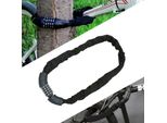 Jiubiaz Lucchetto Per Bicicletta 90Cm Lucchetto A Catena Lucchetto A Combinazione Nero
