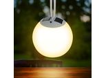 3.07 Lampada A Sospensione Led Solare Premium - Ø 20 Cm - 4 Led Bianco Caldo