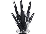 Set Di Coltelli Professionali Da 7 Pezzi Set Di Coltelli Girevoli Di Altissima Qualità Set Di Coltelli Da Cucina Coltello Da Chef Motivo 1