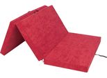Hobbygarden Materasso Pieghevole Ben - 200×120×10 Cm, Pieghevole, Letto Per Ospiti E Materasso Relax, Rivestimento Aloba, Facile Da Curare E Confortevole