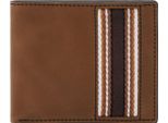 Fossil Portafoglio Everett Large Coin Pocket Bifold Medium Brown Marrone