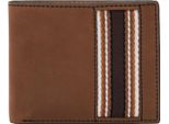 Fossil Portafoglio Bronson Bifold Wallet With Flip Id Medium Brown Marrone