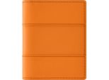 Fossil Pelle Porta Carte Di Credito Everett Card Case Bifold Medium Orange Arancione