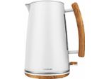 Cecotec 01480, 1,7 L, 3000 W, Marrone, Bianco, Acciaio Inox, Indicatore Del Livello Dell'acqua, Protezione Contro Il Surriscaldamento