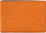 Fossil Portafoglio Bronson Fpw Bifold Wallet Medium Orange Arancione