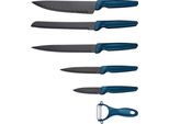 Set Di Coltelli Michelino 6 Pezzi (5 Coltelli E 1 Pelapatate) Lame Affilate In Acciaio Inox Coltello Da Cucina Coltello Da Intaglio Benzina