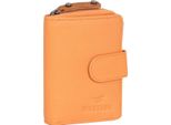 Mustang Pelle Portafoglio Seattle Leather Wallet Side Opening Orange Arancione