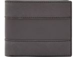 Fossil Pelle Porta Carte Di Credito Everett Bifold Card Case Lead Gray Grigio