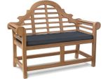 Cuscino Per Panca Da Giardino Teako Design 110 X 47 X 5 Cm - Comodo Cuscino Per Panca In Legno Caserta E Altri Mobili Da Giardino (Nero)