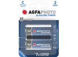 Agfa Photo 110-802626 Batterie Alkaline Power -C LR14 Baby 2St.