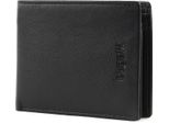 Bugatti Portafoglio Vertice Coin Wallet Small 6CC Black Nero
