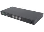 Intellinet 561259 Switch Intellinet 16 Porte Gigabit Poe+ Display Lcd 19" 2Xsfp"