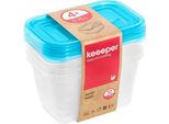 Keeeper 3067363200000 Keeeper Vaso Per Alimenti "Fredo Fresh"", 0,75 Litri, Quadrato"