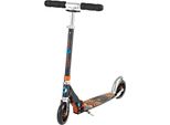 Micro Scooter Speedplus Nero/Arancione Monopattino Kickboard Bambini Città