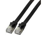 Efb K5545SW.2 Efb RJ45 Flachpatchkabel U/Ftp, Cat.6A, Pvc, 2M, Schwarz