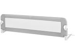 Costway Sponda Per Letto Pieghevole, Protezione Per Letto, Sponda Per Lettino, Sponda Per Lettino, Letto A Due Piazze, Letto Matrimoniale, Letto Queen-Size E King-Size 150 X 42 Cm/Grigio