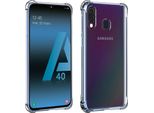 Avizar, Custodia Flessibile In Silicone Per Samsung Galaxy A40, Antiurto, Trasparente