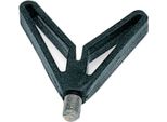 Lineaeffe Testa A Vite In Ottone Riposo Anteriore Rod Pod Nero Nero Taglia Unica