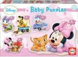 Educa Baby Puzzle - Baby Minnie - 5 Progressive Puzzles From 3 To 5 Pieces