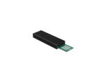 Delock - SpeichergehäUse - M.2 - M.2 Nvme Card / Sata 6Gb/S - Usb 3,2 (Gen 2) - Schwarz (42004)