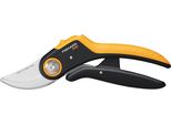 Fiskars Plus Powerlever P721 Forbici Da Potatura Bypass Nero, Arancione