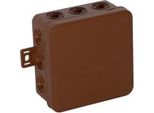 Scatola In Gesso Per Montaggio Esterno, 100X100X41, Ip54, Marrone, 03702