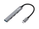 Equip 128961 Equip Usb-Hub 4-Port 1X3.0/3X2.0 USB->USB-C O.Netzteil Grau