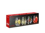 Spiegelau Gin & Tonic Set 4-Tlg., Gin GläSer, Tonic GläSer, Kristallglas, 630 Ml, 4800295