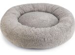 Beeztees Jaxx - Lettino Ortopedico Per Cani - Grigio - 70X70X25 Cm