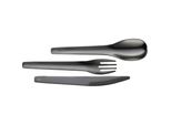 Lurch Besteck-Set To Go Anthrazit - 3-Teilig (240875)