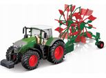 Bburago 18-31665 - Trattore - Fendt 1050 Vario Con Voltafieno (10Cm)