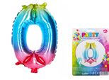 Pallone Gonfiabile - Numero 0 Arcobaleno