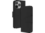 Avizar, Iphone 13 Pro Custodia In Pelle Premium Con Funzione Stand, Nero