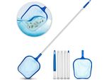 Tillvex Set Rete Di Atterraggio Per Piscina | Set Per La Pulizia Della Piscina Con Asta Telescopica 122 Cm | Rete A Foglia A Maglia Fine | Rete Di Atterraggio Per Piscina Per La Pulizia Della Piscina Idromassaggio Spa