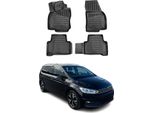 2015-2021 Vw Touran Tappetini Tpe Nero 4 Pz