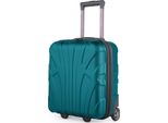 Suitline - Bagaglio A Mano 45X36X20 Cm Piccola Valigia Easyjet Trolley Sottosella 2 Ruote Cabina Valigia 45Cm Cabin Bag Max 30L Franchigia Bagaglio Aereo Sottosella, Verde Acqua