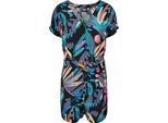 Tuta Da Donna Urban Classics Ladies Short Viscose Belt Jumpsuit Blackfruity - Xl