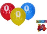 Pallone Gonfiabile Da 30 Cm - Set Di 5, Con Il Numero 0