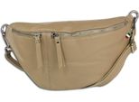 Florence Borsa In Pelle Cintura Beige Taupe OTF820N