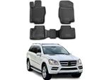 2006-2012 Mercedes Classe Gl X164 Tappetini Tpe Nero 4 Pz