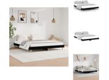 Vidaxl Struttura Letto Nera 120X200 Cm In Legno - Letti E Strutture Letto