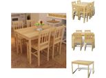 Tavolo Da Pranzo Tavolo In Legno Con 4 Sedie In Legno Set Da Sala Da Pranzo Gruppo Da Pranzo - Gruppi Da Pranzo